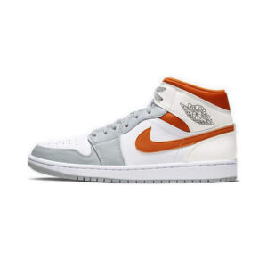 Jordan 1 Mid Starfish Pure Platinum