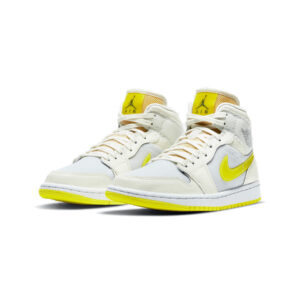 Alternative view of Jordan 1 Mid SE Voltage Yellow (W)