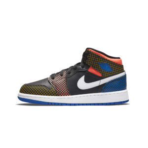 Jordan 1 Mid MMD Multi-Color Grid (GS)