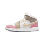 Jordan 1 Mid SE Pastel Vivid Green Grind (GS)