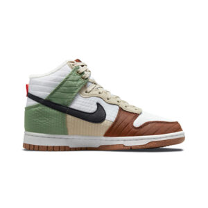 Alternative view of Nike Dunk High Next Nature Summit White (W)