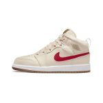 Jordan 1 Mid Fleece Pearl White (GS)