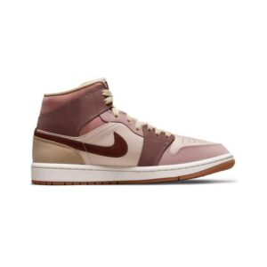 Alternative view of Jordan 1 Mid SE Dark Pony Smoky Mauve (W)