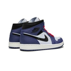 Jordan 1 Mid Deep Royal Blue Black_3