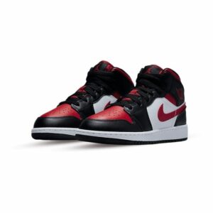 Alternative view of Jordan 1 Mid Alternate Bred Toe (GS)