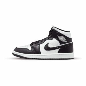 air jordan 1 mid invert black white 1