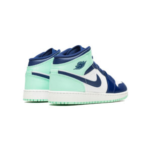 air jordan 1 mid blue mint 3