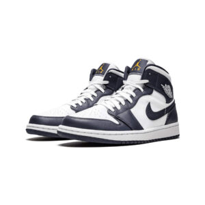 air jordan 1 mid white metallic gold obsidian 2