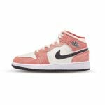 Jordan 1 Mid SE Orange Suede (GS)