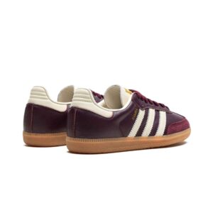 adidas Samba OG Maroon Gold Metallic_2
