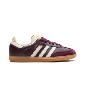 adidas Samba OG Maroon Gold Metallic_3