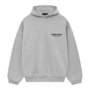 Fear of God Essentials Fleece Hoodie Light Heather Gray - 1