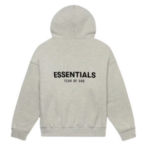Fear of God Essentials Hoodie Dark Oatmeal - 2