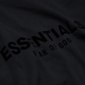 Fear of God Essentials Hoodie Stretch Limo Black - 3