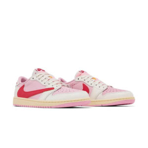 Jordan 1 Retro Low OG SP Travis Scott Tropical Pink_2